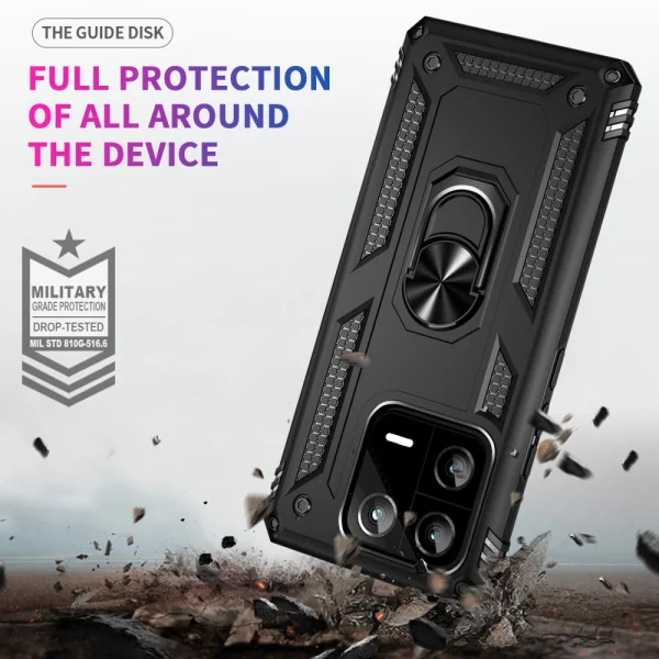 Shockproof Case Hybrid Cover for Xiaomi 13 Pro, Black 2