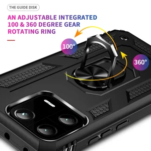 Shockproof Case Hybrid Cover for Xiaomi 13 Pro, Black 3