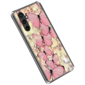 Силиконов калъф за Samsung Galaxy A14 5G, Розови пеперуди