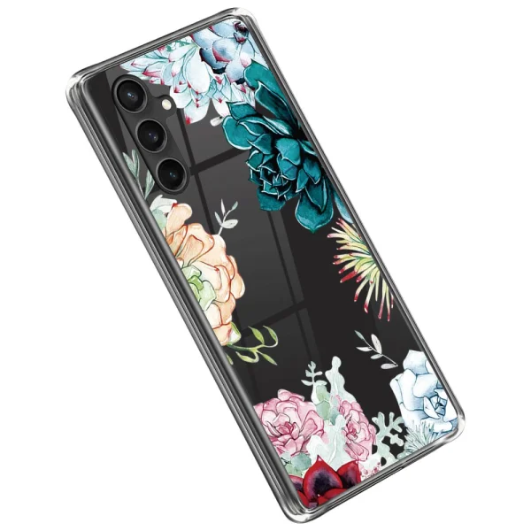 Silicone Case for Samsung Galaxy A14 5G, Flowers 1