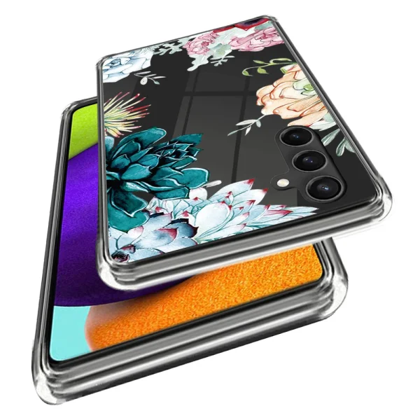 Silicone Case for Samsung Galaxy A14 5G, Flowers 2