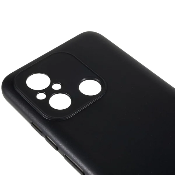Soft Matte silicone case for Xiaomi Redmi 12C, black 6