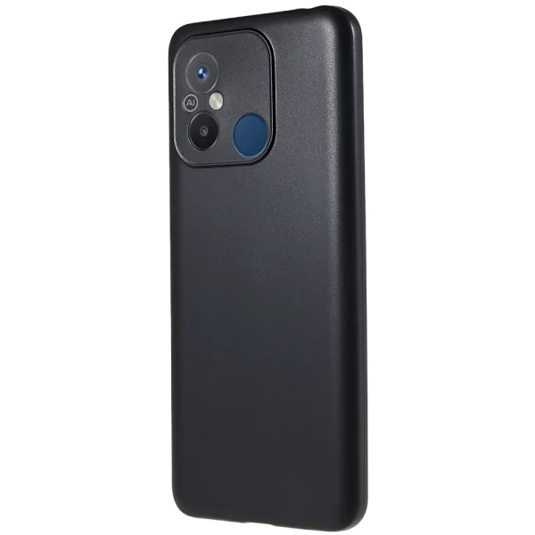 Soft Matte silicone case for Xiaomi Redmi 12C, black 1