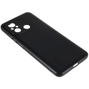 Soft Matte silicone case for Xiaomi Redmi 12C, black 5