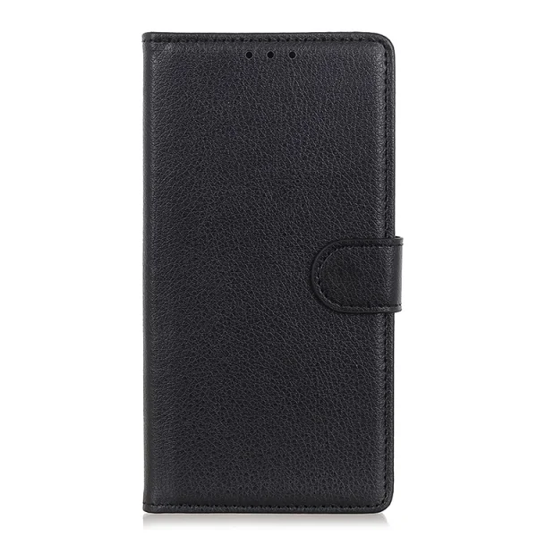 Wallet Case Litchi Texture for Samsung Galaxy A10, Black 5