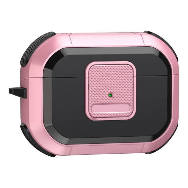 Удароустойчив калъф за слушалки AirPods Pro 2, розов 1