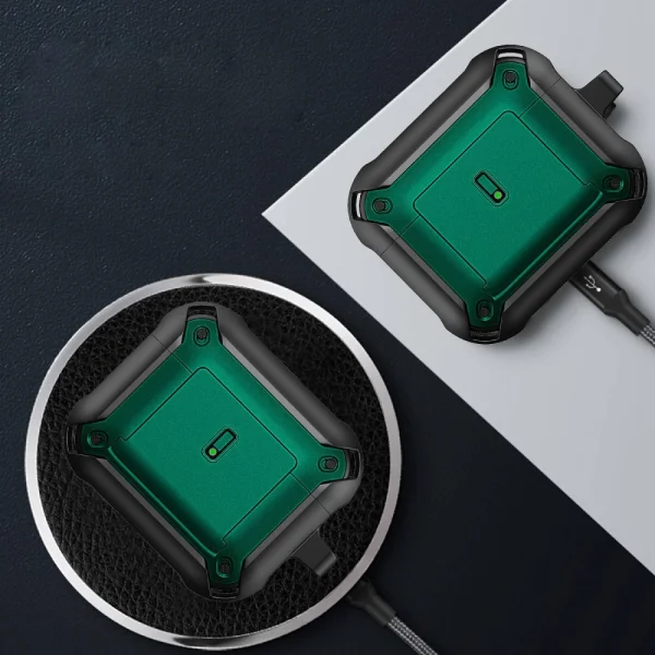Shockproof case for AirPods 3 headphones, green 4
