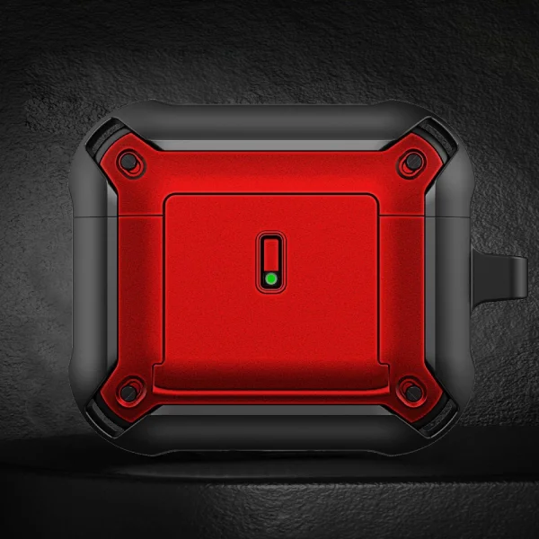Shockproof case for AirPods 3 headphones, red 2