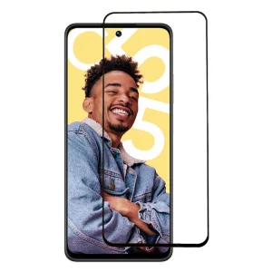Стъклен Протектор 5D Full Glue за Realme C55, Черен