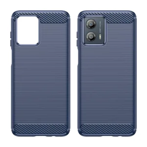 Силиконов Калъф Carbon за Motorola Moto G53 5G, син 4