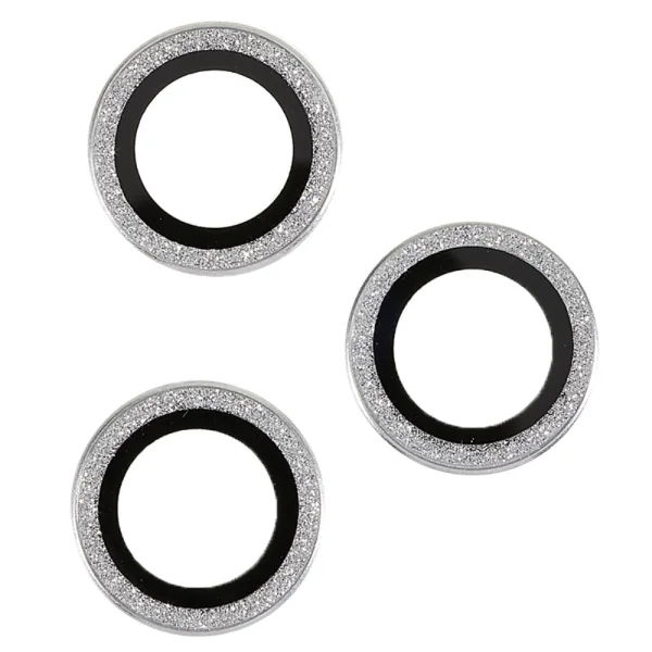 Glass camera protector for Iphone 14 Pro/14 pro Max lens, silver 2