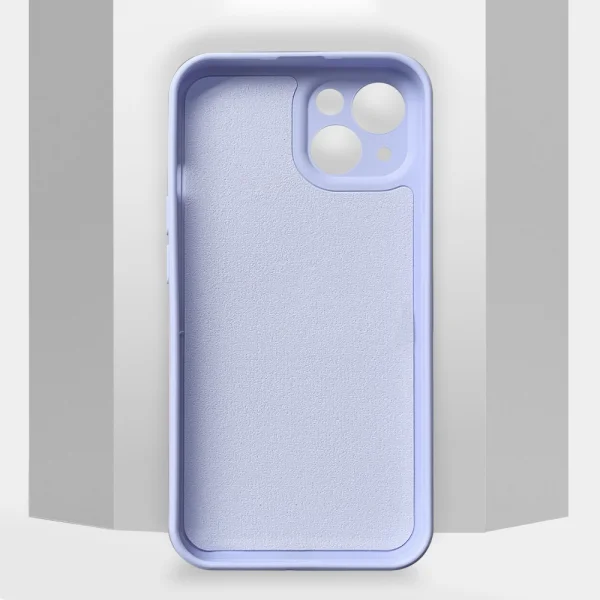 Silicone case Card Slot for IPhone 13, light purple 4