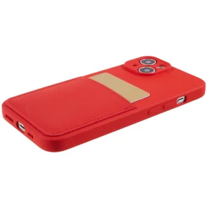 Silicone case Card Slot for IPhone 14, red 5