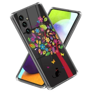 Силиконов калъф за Samsung Galaxy A34 5G, Котка и дърво