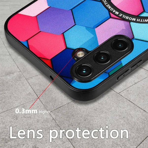 Shockproof Case Metal Ring for Samsung Galaxy A14 5G, colored 5