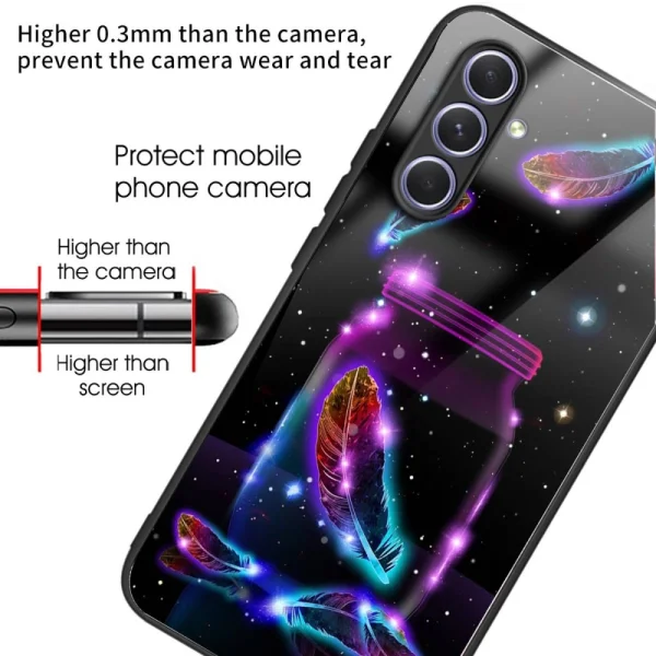 Стъклен калъф Glass за Samsung Galaxy A34 5G, перо 2