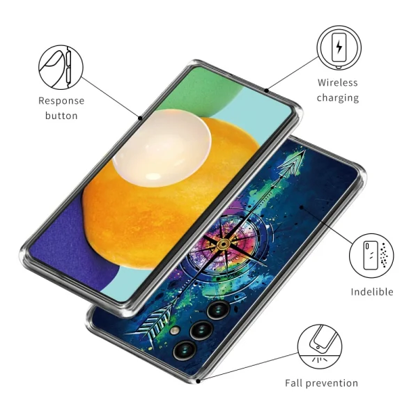 Силиконов калъф за Samsung Galaxy A34 5G, Компас 3