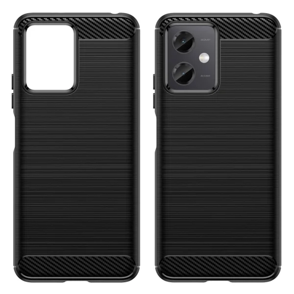 Силиконов Калъф Carbon за Xiaomi Redmi Note 12 5G, черен 2