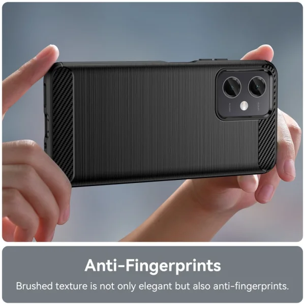Силиконов Калъф Carbon за Xiaomi Redmi Note 12 5G, черен 4