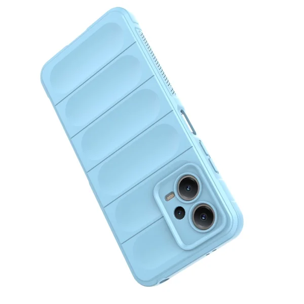 Силиконов калъф Wear-resistant за Xiaomi Redmi Note 12 5G, син 3
