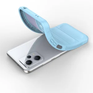 Силиконов калъф Wear-resistant за Xiaomi Redmi Note 12 5G, син 4