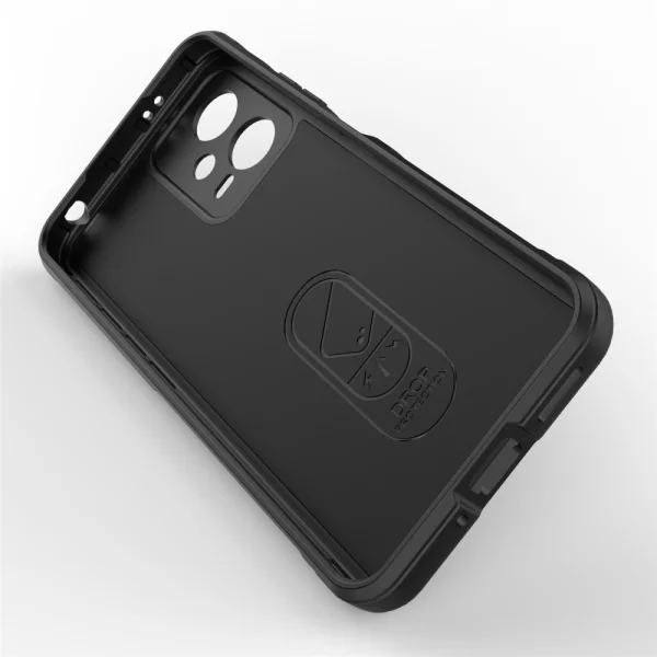 Силиконов калъф Wear-resistant за Xiaomi Redmi Note 12 5G, черен 3