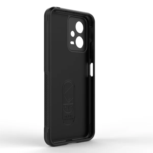 Силиконов калъф Wear-resistant за Xiaomi Redmi Note 12 5G, черен 2