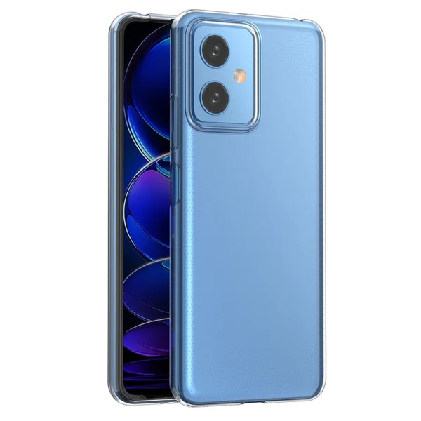Силиконов калъф за Xiaomi Redmi Note 12 5G, прозрачен 2