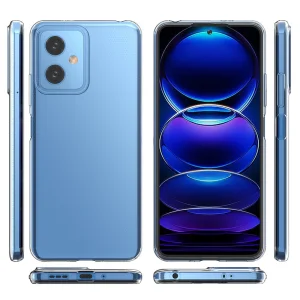 Силиконов калъф за Xiaomi Redmi Note 12 5G, прозрачен 5