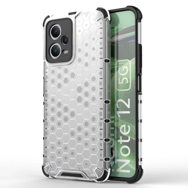 Shock Absorber shockproof case for Xiaomi Redmi Note 12 5G, transparent 1