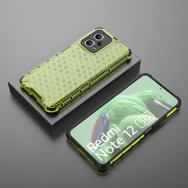 Shock Absorber shock-resistant case for Xiaomi Redmi Note 12 5G, green 5