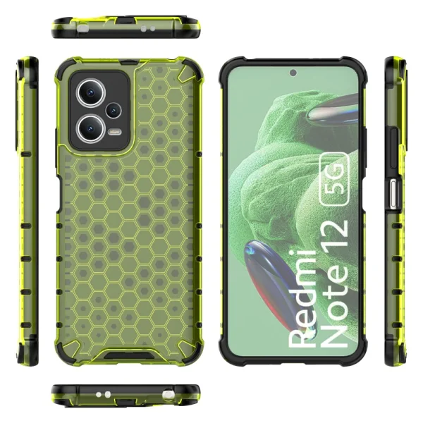 Shock Absorber shock-resistant case for Xiaomi Redmi Note 12 5G, green 3