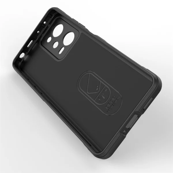 Силиконов калъф Wear-resistant за Xiaomi Redmi Note 12 Pro 5G, черен 2