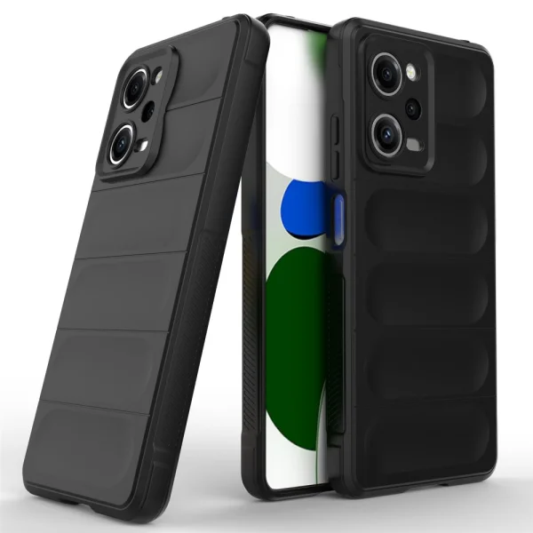 Силиконов калъф Wear-resistant за Xiaomi Redmi Note 12 Pro 5G, черен 4