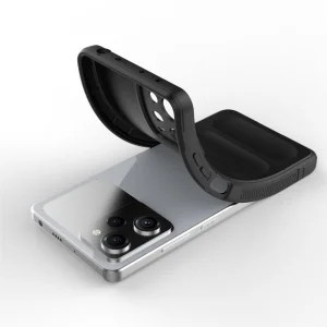 Силиконов калъф Wear-resistant за Xiaomi Redmi Note 12 Pro 5G, черен 3