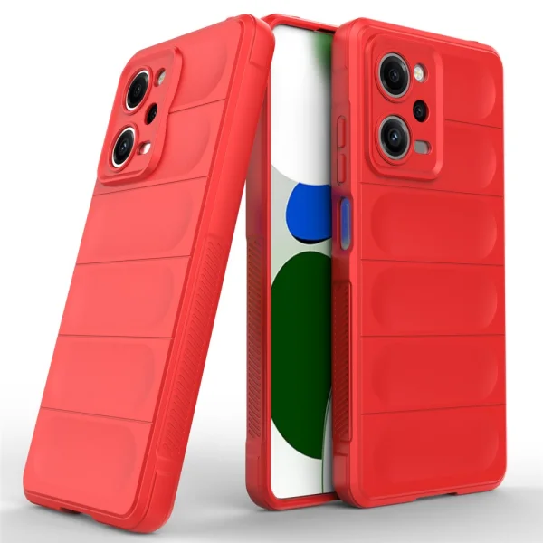 Silicone case Wear-resistant for Xiaomi Redmi Note 12 Pro 5G, red 5