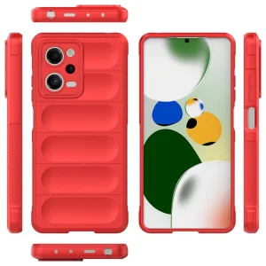 Silicone case Wear-resistant for Xiaomi Redmi Note 12 Pro 5G, red 6