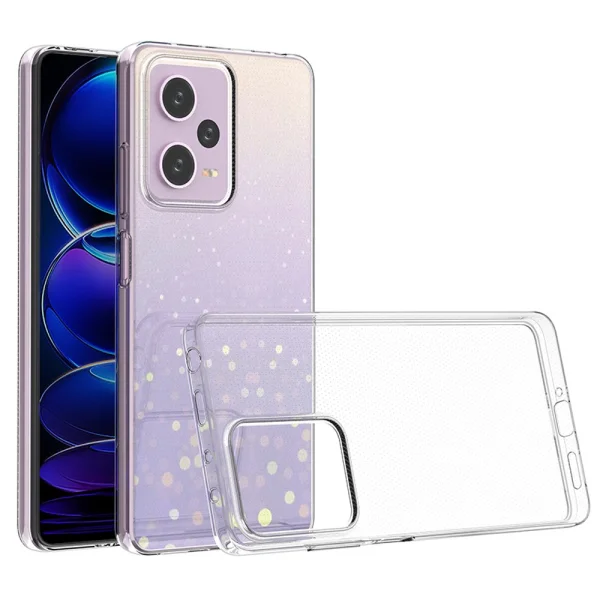 Силиконов калъф за Xiaomi Redmi Note 12 Pro 5G, прозрачен 1