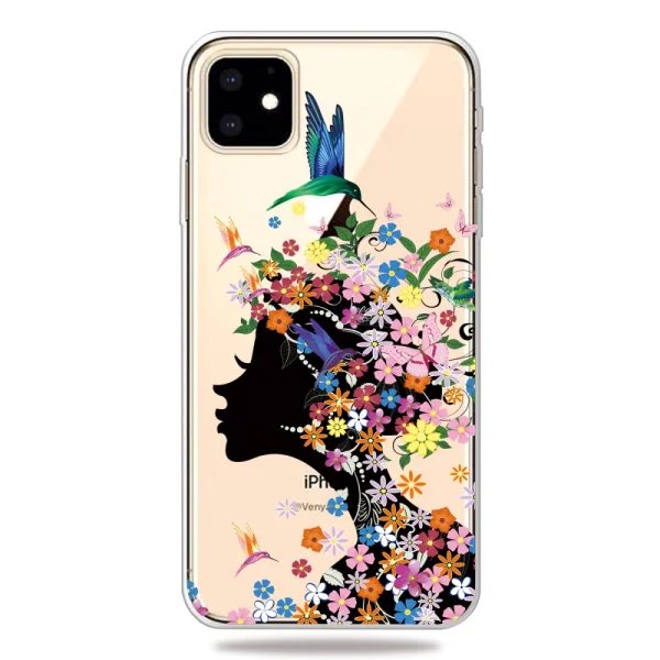 Силиконов калъф за IPhone 11, момиче 1
