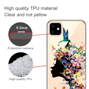 Силиконов калъф за IPhone 11, момиче 3