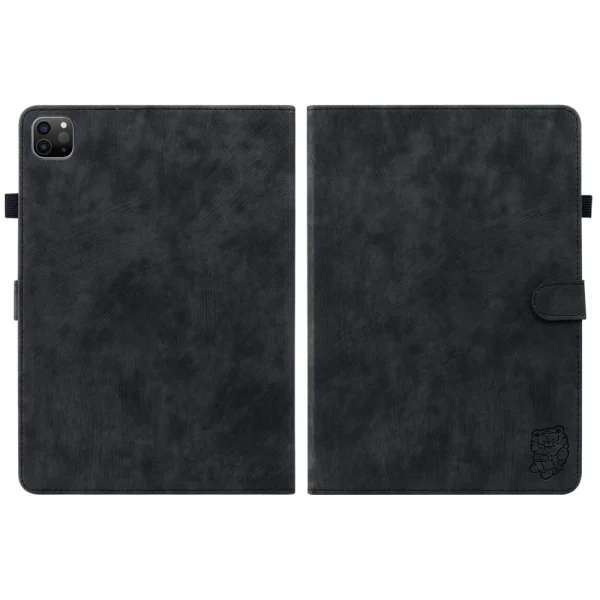 Калъф Тефтер Leather Anti-Drop за iPad Pro 12.9 (2020) / (2021) / (2022), черен 6