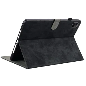 Калъф Тефтер Leather Anti-Drop за iPad Pro 12.9 (2020) / (2021) / (2022), черен 4