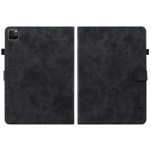Калъф Тефтер Leather Anti-Drop за iPad Pro 12.9 (2020) / (2021) / (2022), черен 6
