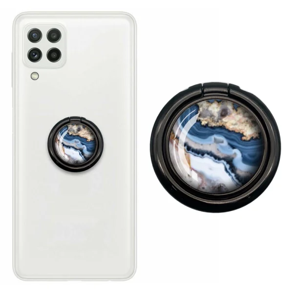 Пръстен-стойка Ring Marble, син 2