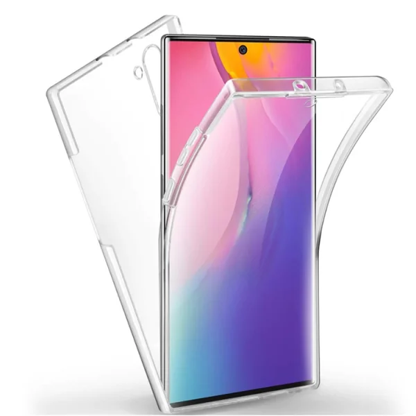 360 Degree Case for Samsung Galaxy Note 10, Transparent 1