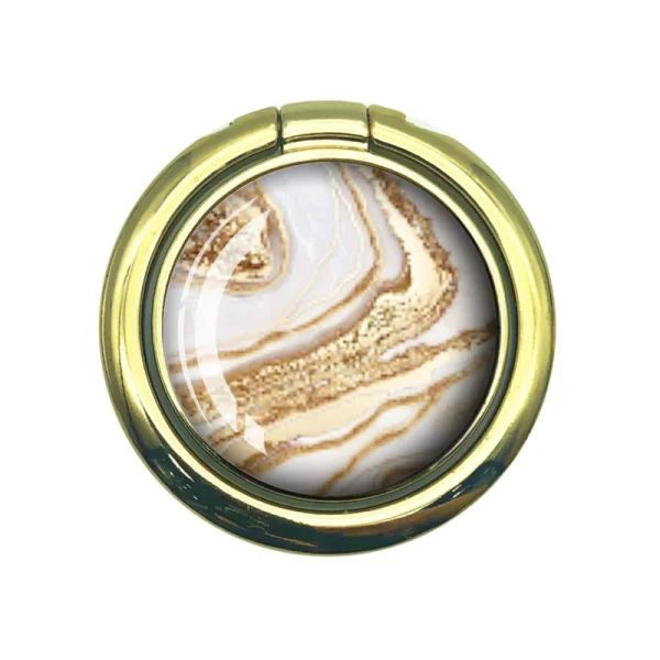 Ring stand Ring Marble, golden 1