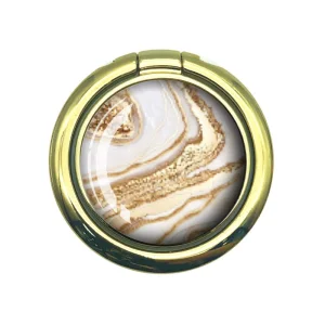 Пръстен-стойка Ring Marble, златист