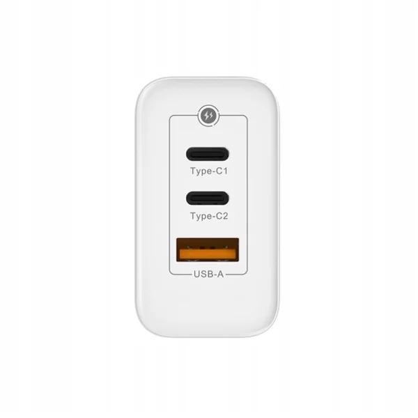 Зарядно 220V Prestico F28, 1xUSB-QC, 2xPD, 65W, бял 2