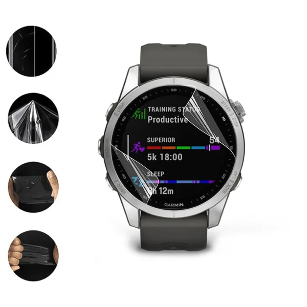Hydrogel protector for Garmin Fenix 7S watch 1