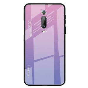 Стъклен Гръб Glass за Xiaomi Redmi K20 / Xiaomi K20 Pro / Xiaomi Mi 9T / Xiaomi Mi 9T Pro, Розов/ Лилав